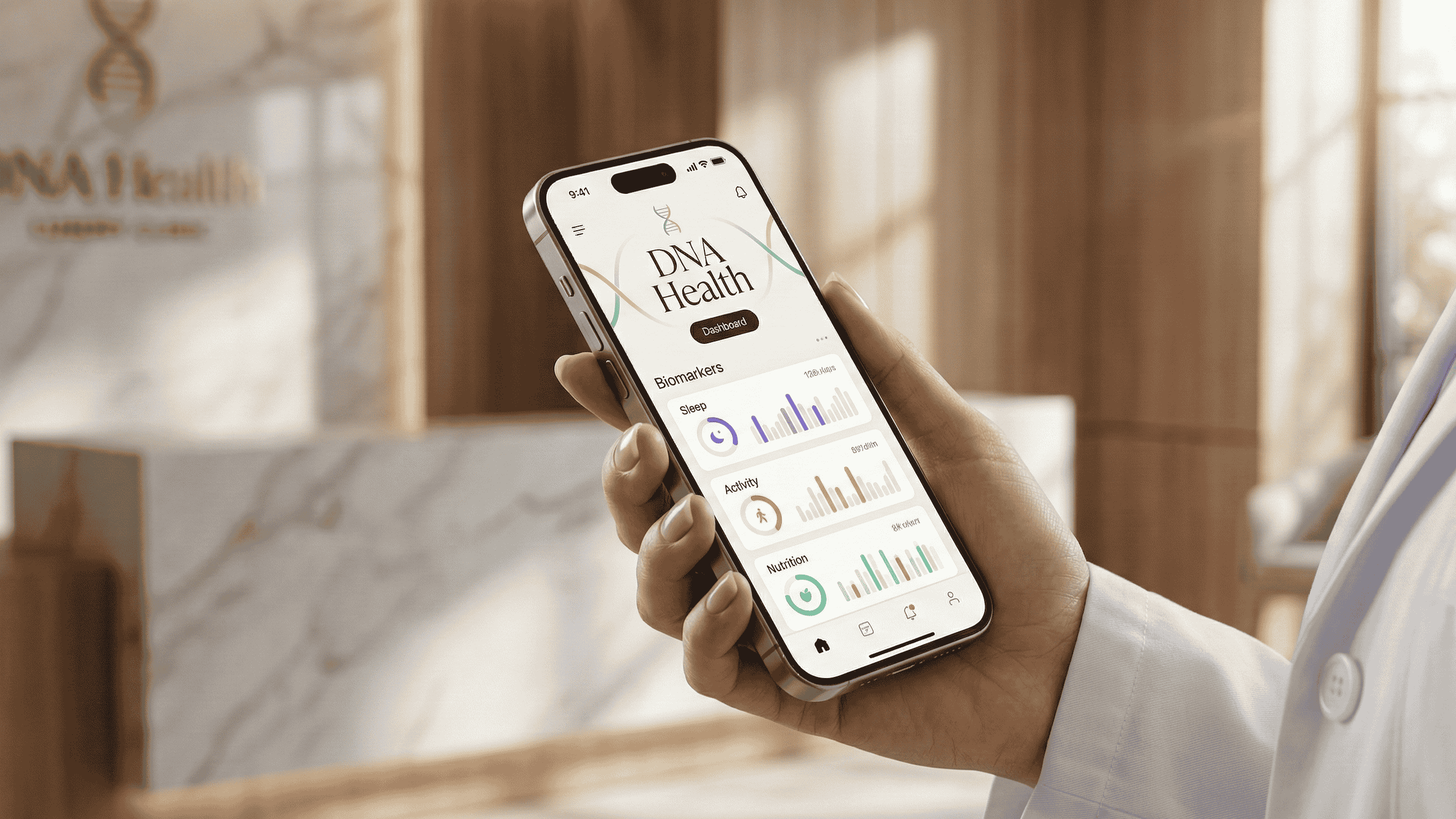 Premium white-label wellness software with custom clinic branding