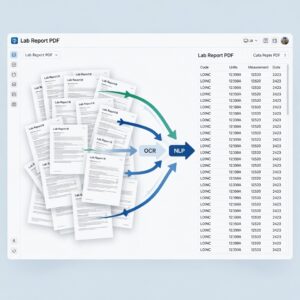 PDF lab reports converting into structured LOINC-mapped data