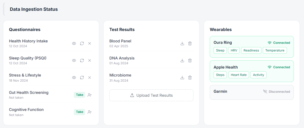 Data Ingestion Interface