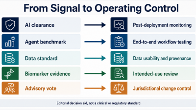 Five healthcare signals mapped to operating controls for longevity clinic leaders